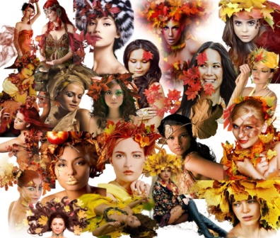 кліпарт Красуня-осінь